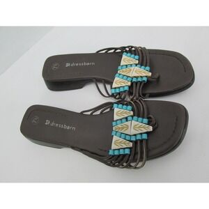 Dress Barn SW - turquoise STYLE sandals - women's SIZE 7.5